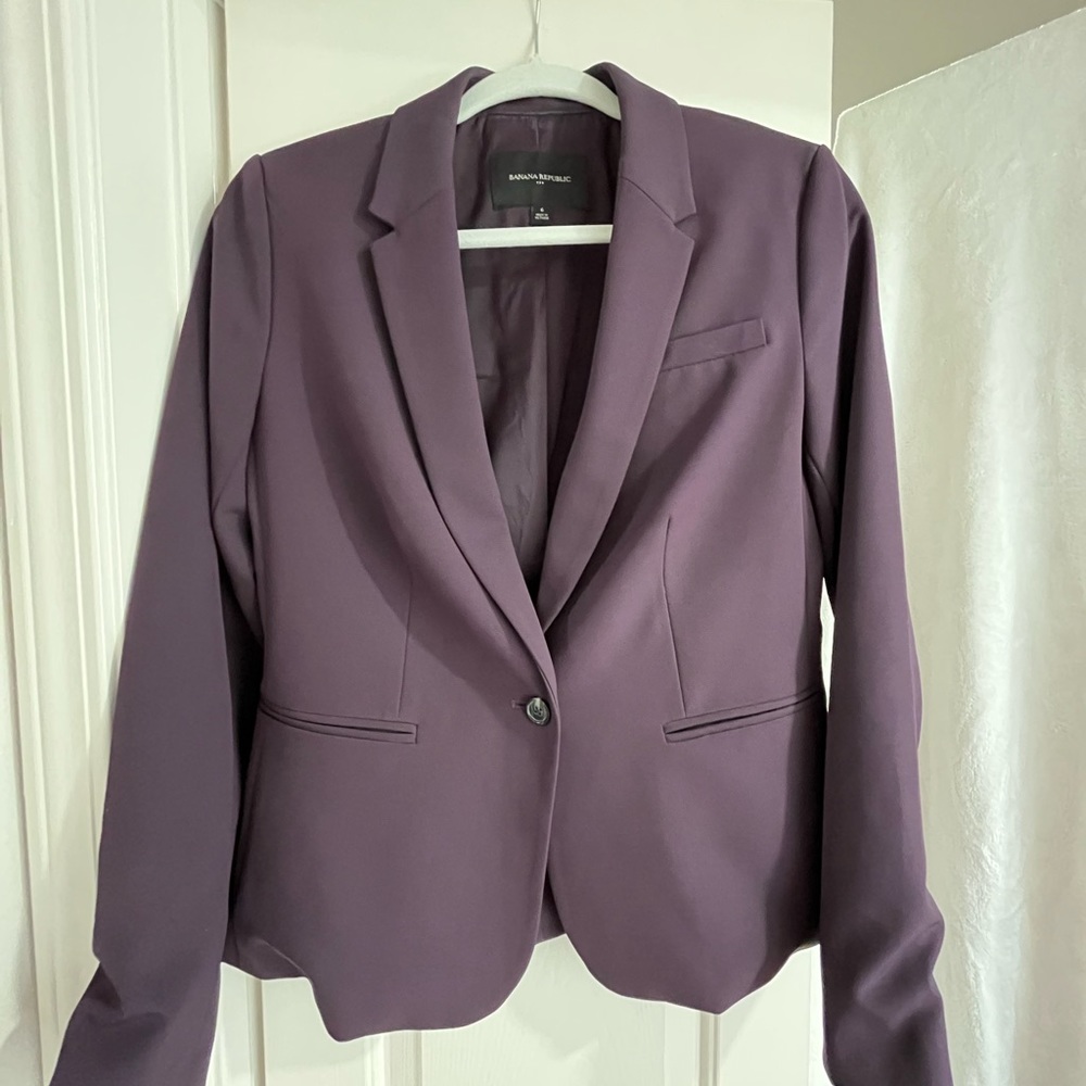 Banana Republic Plum Blazer